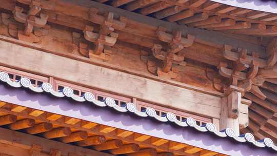 杭州湘湖先照寺寺庙建筑风景