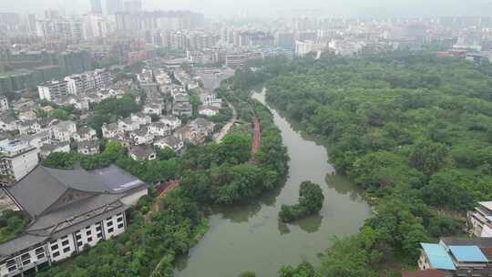 桂林刘三姐大观园4A景区航拍