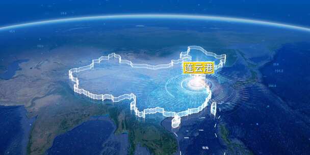 地球俯冲定位地图辐射中国连云港