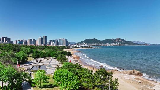 青岛崂山区海水浴场