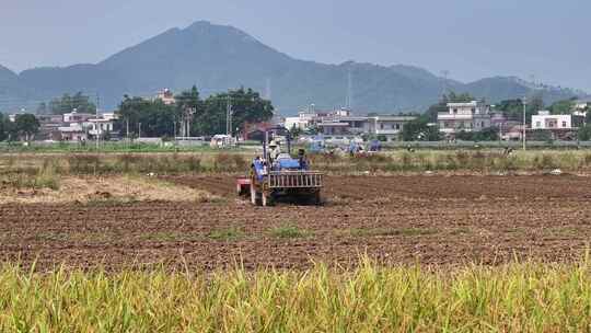 惠州万亩现代化实验农田航拍