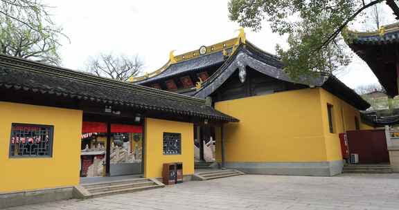 春天常熟虞山藏海寺古建筑风光