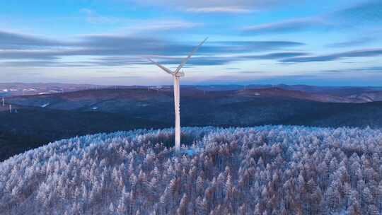 风车 风力发电 清洁可再生能源