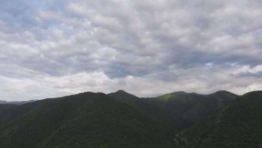 4K航拍四川九寨沟云海风光