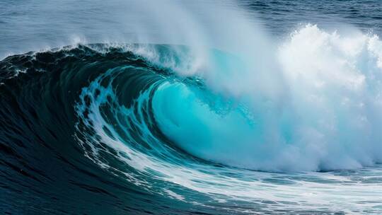 海浪大海巨浪大浪花海浪翻滚浪花波涛汹涌