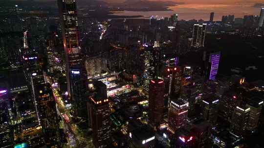 深圳城市夜景航拍【4K60】