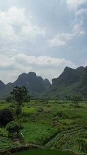 广西桂林遇龙河风景区航拍