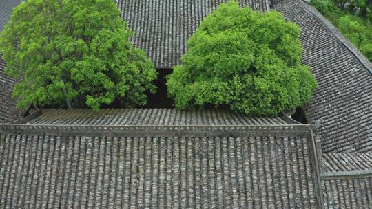 浙江杭州市建德新叶古村航拍