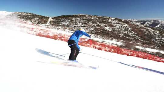 双板滑雪 滑雪下山 冬季运动