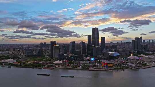 上海徐汇滨江西岸艺术中心CBD航拍