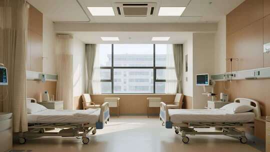 医生节医院病房医疗行业背景视频