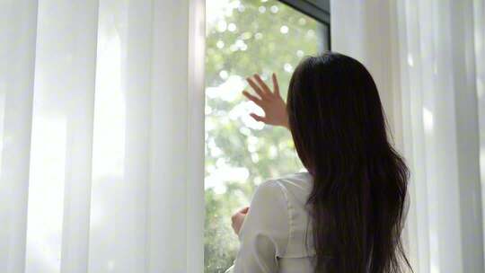 女生休闲放松惬意美好小清新