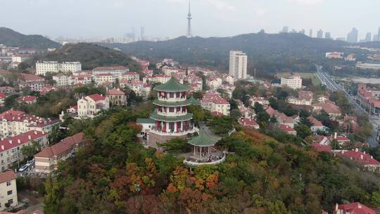 青岛城市风光航拍