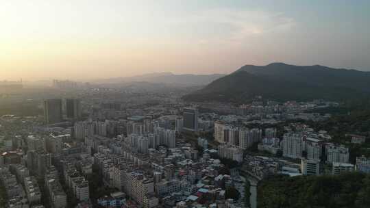 航拍福建泉州城市建设泉州大景