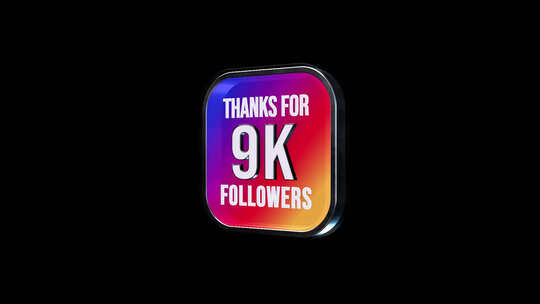 感谢9K追随者Instagram