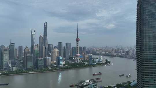 上海北外滩航拍空镜