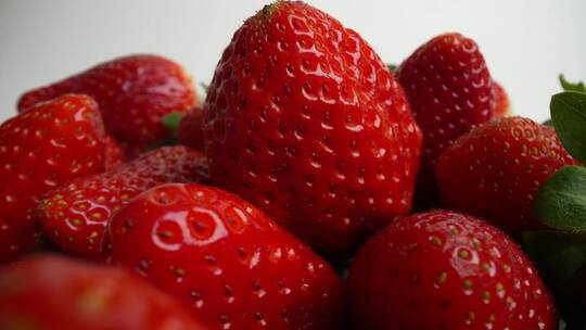 草莓水果商业广告素材