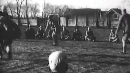 抗战时期延安红军体育锻炼健身