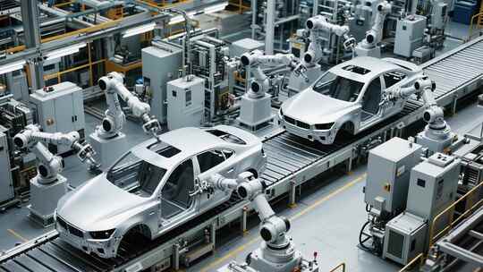 汽车制造工厂生产线