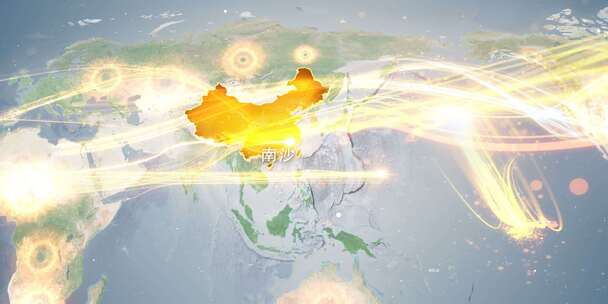 广州南沙区地图辐射到世界覆盖全球 8