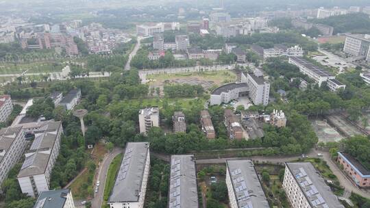 高等学府湖南湘潭大学航拍