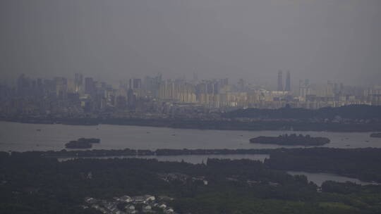 杭州西湖夏日实拍风景素材