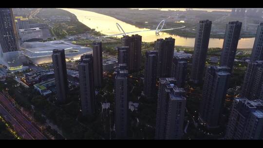 南京航拍延时城市大境宣传片建筑交通 (5)