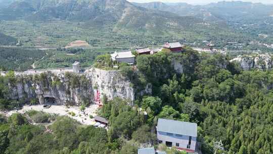 潍坊青州云门山风景区航拍