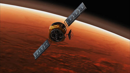 天文一号火星视频素材模板下载
