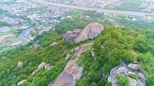 航拍漳州云洞岩漳州旅游景点