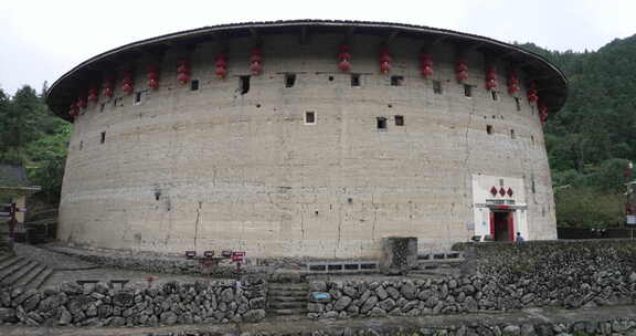 福建土楼建筑风光