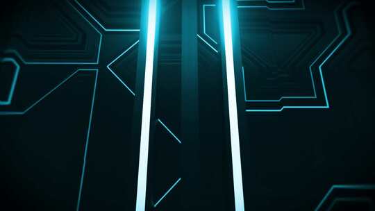 科技芯片智能电路板数据传输logo