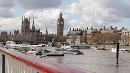 大本钟和议会大厦景观视频素材模板下载