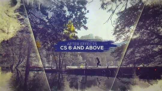 水墨视差效果幻灯片