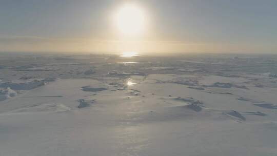 南极洲海洋开放水域海岸海景天线视频素材模板下载