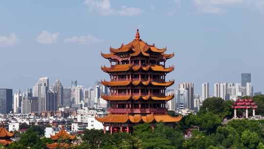 武汉黄鹤楼航拍