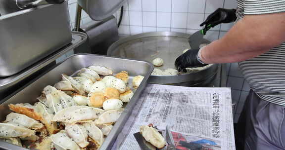 用镜头记录街边美食 早餐