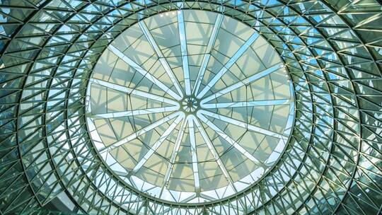 杭州机场交通中心钢结构创意空间建筑