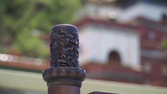 佛香阁皇家园林中国古建建筑群颐和园视频素材模板下载