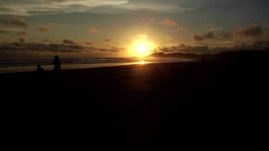 海边的日落