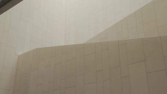 杭州临平玉架山博物馆室内墙面瓷砖纹理