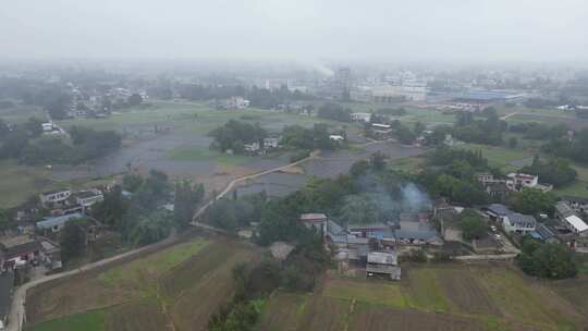 彭州九尺镇附近乡村与公路