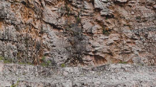花岗岩岩壁实景拍摄