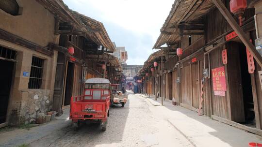 古镇老街古老乡镇古代小镇街道街景