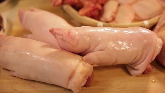 各种肉类猪肉鸡肉炖肉食材