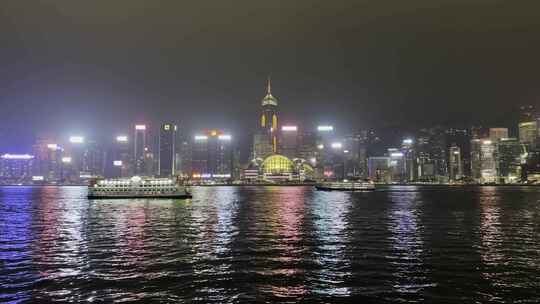 香港维多利亚港夜景