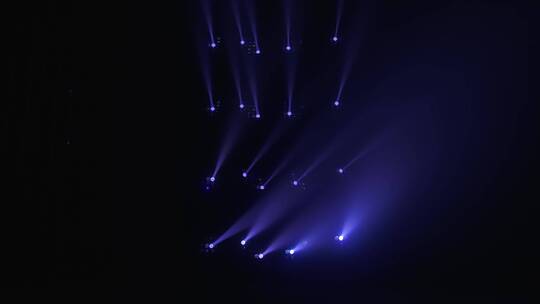 舞台上的灯光视频素材模板下载