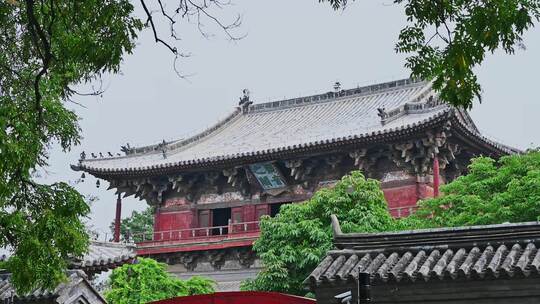 天津蓟县独乐寺观音阁寺庙木构古建筑