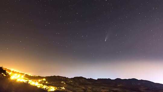 星空的时光流逝