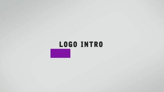 现代时尚多彩文本过渡logo标志演绎展示开场AE模板